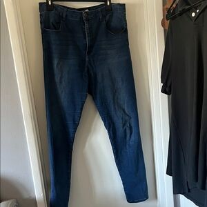 Fashion Nova Deep Blue Denim Pants